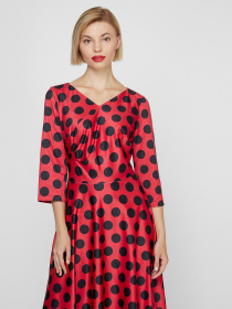 Платья Sassofono модель A201-SC-5295, Червоний Фото