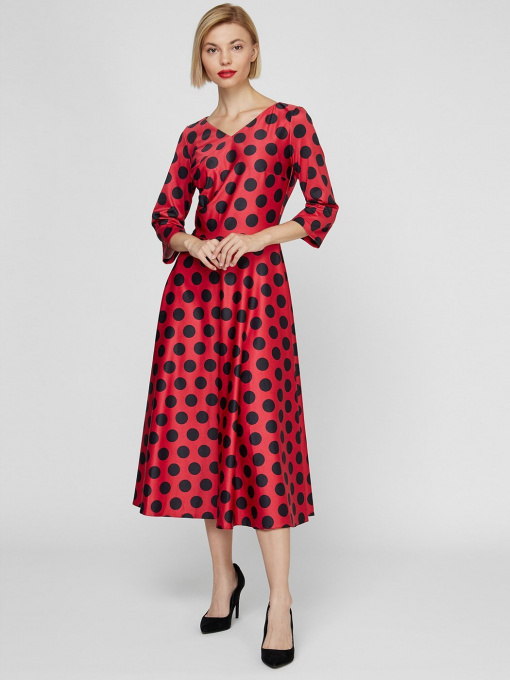 Сукні Sassofono модель A201-SC-5295, Червоний Фото