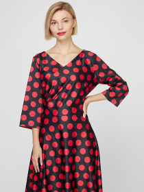 Платья Sassofono модель A201-SC-5295, Чорний Фото