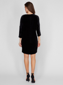 Платья Sassofono модель A201-SC-6391, Чорний Фото