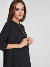 Платья Sassofono модель A201-SC-8365, Чорний Фото