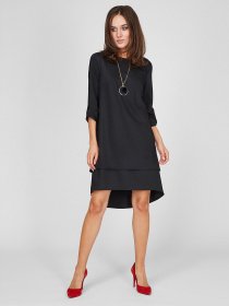 Платья Sassofono модель A201-SC-8365, Чорний Фото