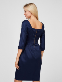 Платье мини Sassofono модель A201-SC-8420, Синій Фото
