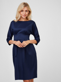 Платье мини Sassofono модель A201-SC-8420, Синій Фото