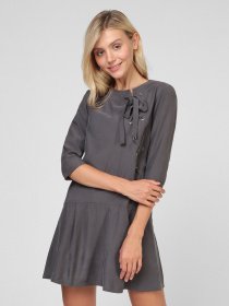 Платья Sassofono модель A201-SC-9187, Антрацит Фото