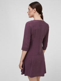 Сукня міні Sassofono модель A201-SC-9187, Бордовий Фото