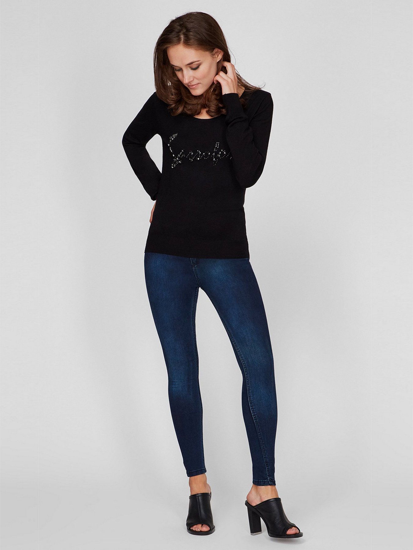 Скинни джинсы Sassofono модель A191-SC-6053, Синій Фото