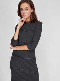 Платья Sassofono модель A201-SC-9350, Антрацит Фото