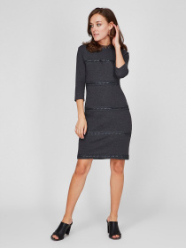 Платья Sassofono модель A201-SC-9350, Антрацит Фото