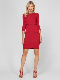 Платья Sassofono модель A201-SC-9350, Червоний Фото