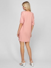 Сукні Sassofono модель A201-SC-9543, Рожевий Сукні Sassofono модель A201-SC-9543, Рожевий Фото