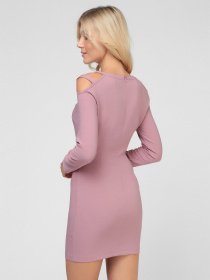 Сукня міні Sassofono модель A191-SF-395171, ЛАВАНДОВИЙ Фото