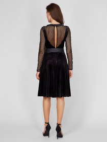 Платья Sassofono модель A201-SF-611171, ЧОРНИЙ Фото