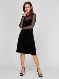 Платья Sassofono модель A201-SF-611171, ЧОРНИЙ Фото