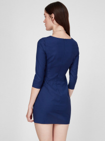 Сукня міні Sassofono модель A191-SC-113171, СИНІЙ-1 Фото