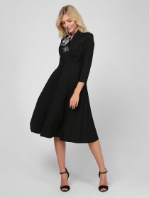 Платья Sassofono модель A191-SC-6347, ЧОРНИЙ Фото