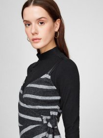 Платья Sassofono модель A191-SC-6410, ЧОРНИЙ Фото