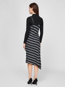 Платья Sassofono модель A191-SC-6410, ЧОРНИЙ Фото