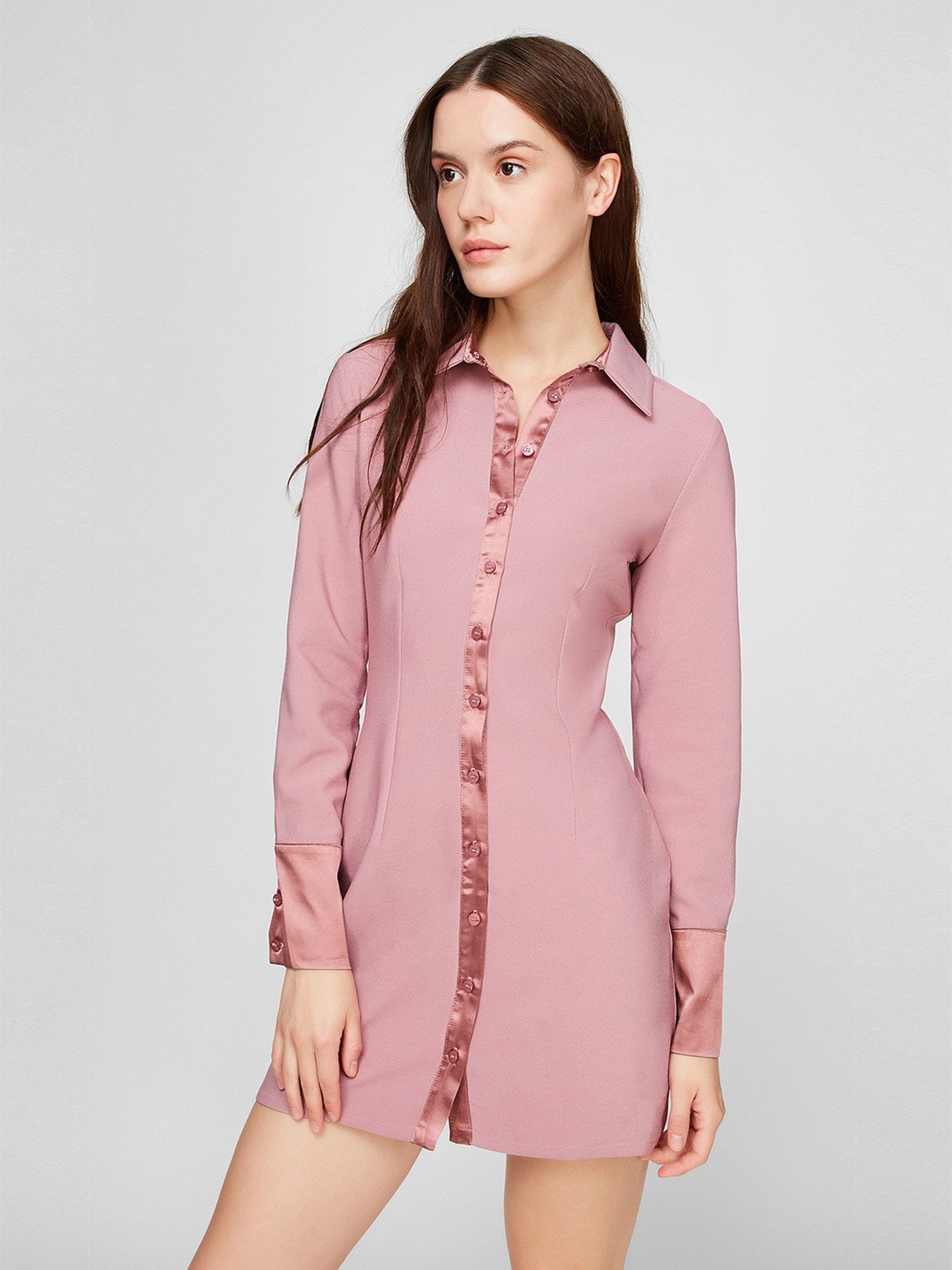 Сукня міні Sassofono модель A191-SF-397171, ЛАВАНДОВИЙ Фото