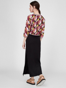 Платья Sassofono модель A191-SC-707195-1, БОРДОВИЙ Фото