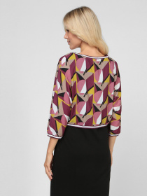 Платье мини Sassofono модель A191-SC-707196-2, БОРДОВИЙ Фото