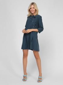 Платья Sassofono модель A191-SC-9187, БЛАКИТНИЙ Фото