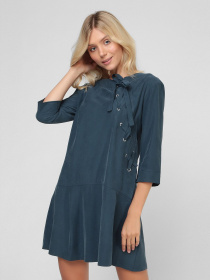 Платья Sassofono модель A191-SC-9187, БЛАКИТНИЙ Фото