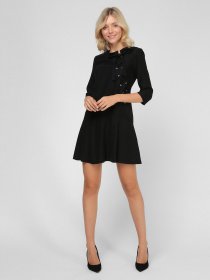 Платье мини Sassofono модель A191-SC-9187, ЧОРНИЙ Фото