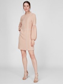 Платья Sassofono модель A191-SF-111171, БЕЖЕВИЙ Фото