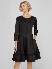 Платья Sassofono модель A191-SF-127171, ЧОРНИЙ Платья Sassofono модель A191-SF-127171, ЧОРНИЙ Фото