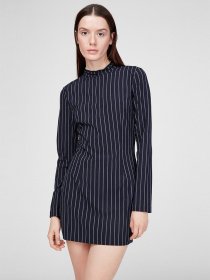 Платье мини Sassofono модель A191-SF-401171, СИНІЙ-БІЛИЙ Фото