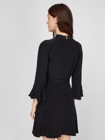 Платье мини Sassofono модель A191-SF-145171, ЧОРНИЙ Фото