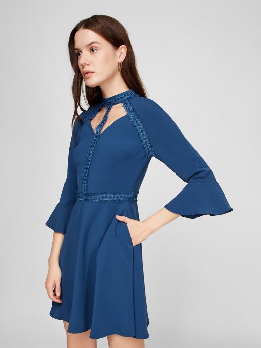 Платья Sassofono модель A191-SF-145171-1, СИНІЙ Фото