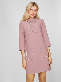 Платье мини Sassofono модель A191-SF-147171, ЛАВАНДОВИЙ Фото