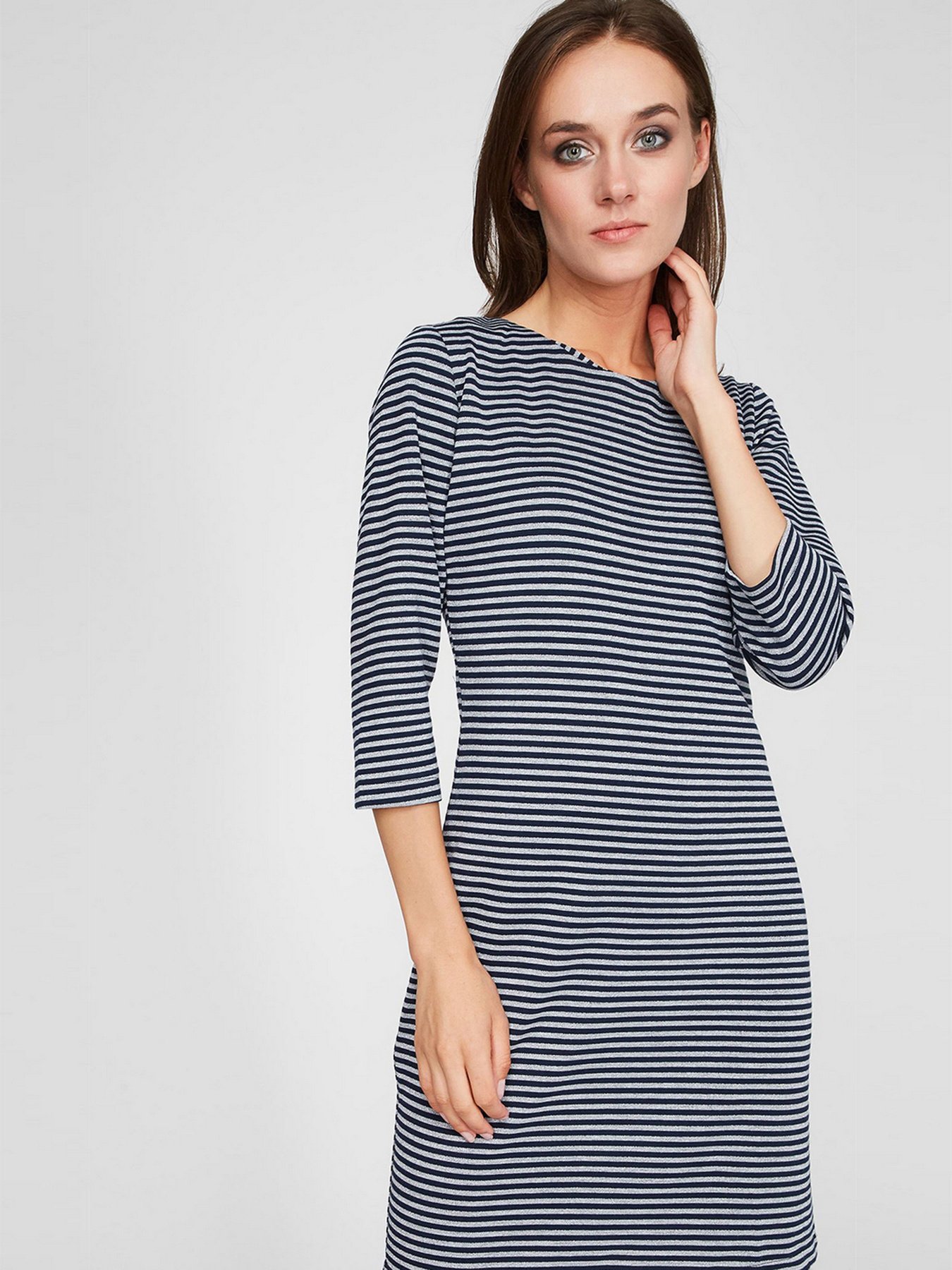 Платье мини Sassofono модель A201-SC-1589, СИНІЙ Фото