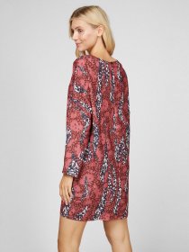 Платье мини Sassofono модель A191-SF-232172, БОРДОВИЙ Фото