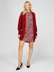 Платье мини Sassofono модель A191-SF-232172, БОРДОВИЙ Фото