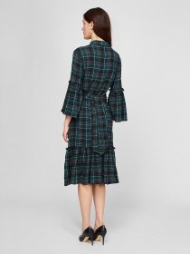 Платья Sassofono модель A191-SF-247171, ЗЕЛЕНИЙ Фото