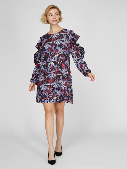 Платье мини Sassofono модель A191-SF-261171-1, ЛІЛОВИЙ Фото