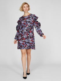 Платье мини Sassofono модель A191-SF-261171-1, ЛІЛОВИЙ Фото