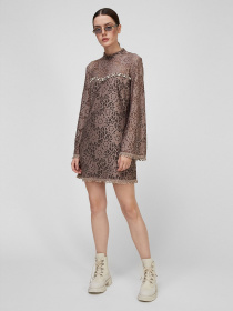 Сукні Sassofono модель A191-SF-309171, НОРКОВИЙ Фото