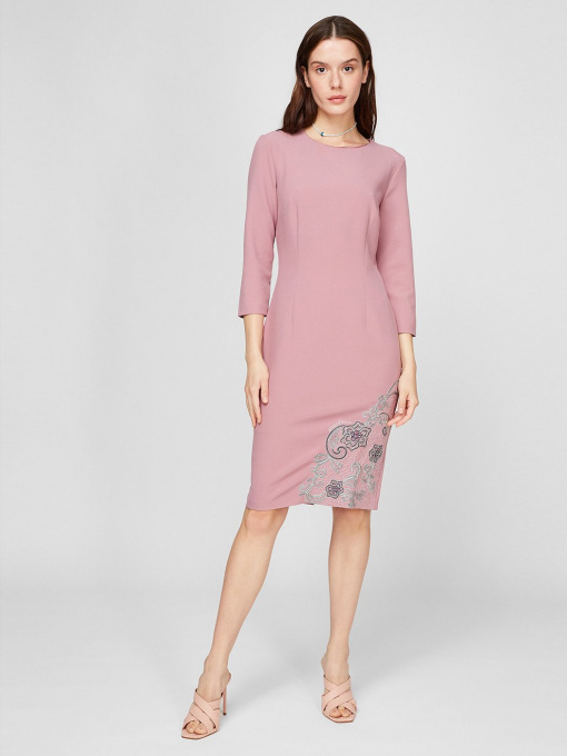 Платья Sassofono модель A191-SF-319171, ЛАВАНДОВИЙ Фото