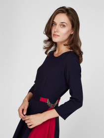 Платья Sassofono модель A201-SC-5972, СИНІЙ Фото