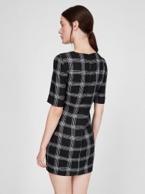 Платье мини Sassofono модель A191-SF-386171-2, ЧОРНИЙ Фото