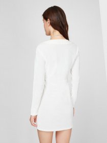 Платье мини Sassofono модель A191-SF-389171, МОЛОЧНИЙ Фото