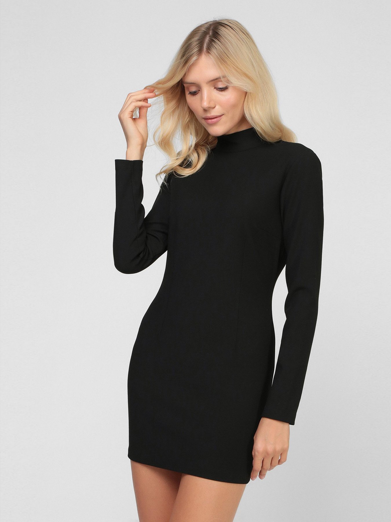 Платье мини Sassofono модель A191-SF-391171, ЧОРНИЙ Платье мини Sassofono модель A191-SF-391171, ЧОРНИЙ Фото