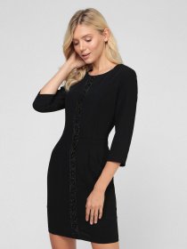 Платья Sassofono модель A191SC85411, ЧОРНИЙ Фото