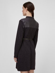 Платье мини Sassofono модель A201-SC-13015, АНТРАЦИТ Фото