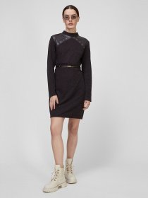 Платье мини Sassofono модель A201-SC-13015, АНТРАЦИТ Фото