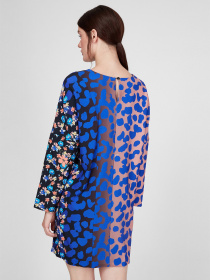 Платье мини Sassofono модель A201-SF-232172, БЛАКИТНИЙ Платье мини Sassofono модель A201-SF-232172, БЛАКИТНИЙ Фото